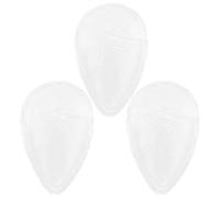 SECFOU 3pcs Women's Swimsuit Intimate Patches Private Parts Pads for Swimming Period Protection Silicone Crotch Pads Swimsuit Liners