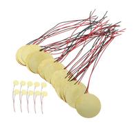 SECFOU 40pcs Piezo Trigger Buzzer Guitar Instrument Piezo Discs Acoustic Pickup Discs Leads