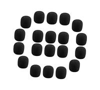 SECFOU 40pcs Sponge Headband Mic Wind Muffler Covers for Microphone Lapel Microphone Sponge Covers Mic Protectors