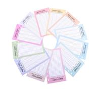 SECFOU 48 Sheets Savings Challenge Cash Tracker Paper Budget Binder Refill Planner for Financial Habit Building and Money Saving Challenges