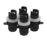 SECFOU 4pcs Boat Air Valve Adapter for Paddle Boards and Inflatable Boats, Lightweight Plastic Inflation Pump Hose Adapter, Versatile Outdoor Solution for Water Sports and Road Trips