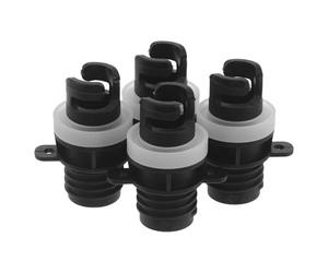SECFOU 4pcs Boat Air Valve Adapter for Paddle Boards and Inflatable Boats, Lightweight Plastic Inflation Pump Hose Adapter, Versatile Outdoor Solution for Water Sports and Road Trips
