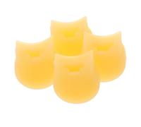 SECFOU 4pcs Clarinet Thumb Rest Sleeves Comfortable Cushion for Sore Thumbs Lightweight Support and Tear-resistant for Clarinet Players Lemon
