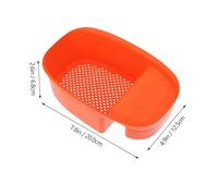 SECFOU 4pcs Kitchen Sink Drain Basket Hanging Storage Holder for Fruit Vegetable Washing and Draining Space Saving Strainers with Design for Home Use