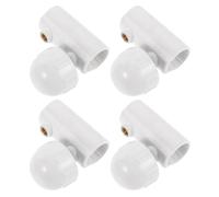 SECFOU 4pcs Medical Infusion Pole Expansion Connector 22mm to 19mm Plastic Adjustable Stand Buckle for Hospital Bedside Iv Stand Height Adjustment Accessory