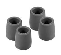 SECFOU 4pcs Non-Slip Walker Tips with TPR Material and Aluminum Pads, Sturdy Crutch Bottoms for Canes, Furniture Levelers, and Shower Chairs, Anti-Slip Mobility Aids for Enhanced Safety