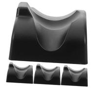 SECFOU 4pcs Plastic Ocarina Stand Holder for 12-hole Ceramic Flute and Ocarina, Black Abs Material, Stylish and Simple Design with Versatile Function to Prevent Tipping, for Musical