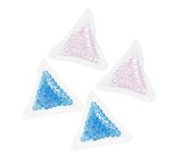 SECFOU 4pcs Reusable Cooling Gel Ice Packs Portable Reusable Ice Bags for Hot Cold Therapy Relief Microwave Safe for Injuries Bruises Burns Headaches Knee and Waist Cold Compress