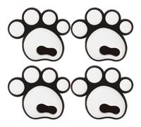 SECFOU 4pcs White Silicone Snowboard Stomp Pads with Added Stability and Easy Replacement System, Non-slip Snowboard Anti-slip Accessory for Ski Board Use the Slopes