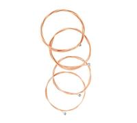 SECFOU 4pcs Wooden Bass Strings Coated and Practical String Electric Bass Exceptional Tone and Sound Quality