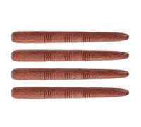 SECFOU 4Pcs Wooden Massage Sticks Hand Massager Tools for Full Body Reflexology and Foot Pressure Point Therapy, Natural Wood Material Suitable for Muscle Relaxation and Acupuncture