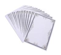 SECFOU 50 Sheets Printable Blank Certificate Paper Double-Sided Parchment Style for School Awards Academic Recognition and Volunteer Honors Versatile Vertical Horizontal Use Paper