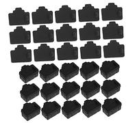 SECFOU 50pcs Plug Cap for Ethernet Port Computer Router Dust Cover Plug for Laptop and Pc Ethernet Port Cap for Home Use