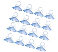 SECFOU 50pcs PVC Dovetail Suction Cups 4.5cm Windshield Suction Cup Car Curtain Holder for Sunshade, Utility Hooks for Vehicle Window Sunshade Installation