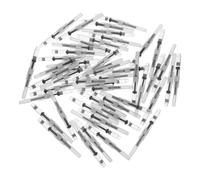 SECFOU 50pcs Refillable Ink Converter for Fountain Pens 3.4mm Rotary Screw Type Ink Absorber Cartridge Adapter for Classic Writing Tools