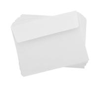 SECFOU 50pcs White Self Seal Paper Envelopes for Wedding Invitations Greeting Cards Business Letters Decorative Stationery with Sturdy Construction for Secure Mailing