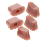 SECFOU 5pcs Flute Accessory Kit Flute Tail Rubber Bricks Musical Instrument Repair Parts Plugs Replacement for Accessories Orchestral Instrument