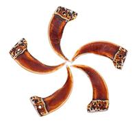 SECFOU 5pcs Realistic Resin Tooth Claw Pendant for Halloween Costume, DIY Friendly and Reusable Animal Claws Accessory Suitable and Adults