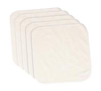 SECFOU 5Pcs Reusable Bamboo Fiber Face Cleaning Cloths Absorbent Exfoliating Washcloths Soft Face Towels for Sustainable Skincare and Easy Machine Washing
