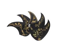 SECFOU 5pcs Self-adhesive Plastic Pickguard Large Cutout Anti Scratch Plate Pvc Vintage Guitar Part Decorative Pick Guard Acoustic Guitar for Practice and Concerts 7.1x3.9 Inches