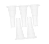 SECFOU 5pcs Silicone Straw Nozzle Tip Reusable Tips for Straws Boys and Girls Water Cup Sippy Cup Accessory Replacement Parts for Wide Mouth Bottles