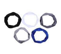 SECFOU 5pcs Sports Headbands Sweat Wicking Elastic Hairbands for Boys Outdoor Running Basketball Football Fitness Head Sweatbands, Multi-color Set