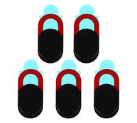 SECFOU 5PCS Ultra-thin Webcam Privacy Covers Web Camera Protectors for Laptops Phones Tablets Anti-hacking Security Stickers Compact Lightweight Design