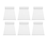 SECFOU 6 Books Memo Pads A5 Notepad Portable Memo Pad with Assorted Colors Moderate Paper Thickness Fashionable Appearance Simple Style for Teachers and Travelers Monthly Plan and Wish