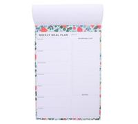 SECFOU 60pcs A Book Weekly Meal Planning Pad Grocery List Magnet Pad 7" X 9" Magnetic Paper Tear-off Grocery List Food Diary Management Tracking Diet Programs for Families and Individuals