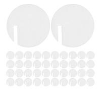 SECFOU 60pcs Acrylic Tiny Drink Markers Circle Shape for Wine Glass and Wine Cups, Enhance Recognition and Drink Marking at Parties and Hotels