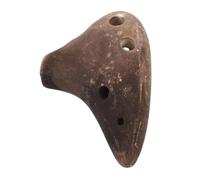 SECFOU 6hole Mini Ocarina Ceramic Pocket Instrument Key High Tone Musical Instrument for Travel and Family Fun