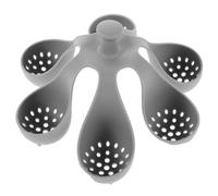 SECFOU 6holes Silicone Egg Cooker for Hard Boiled Eggs Steamer Basket for Pot for Kitchen Gadget Storage and Cooking Kitchen Gadgets for Home