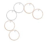 SECFOU 6pcs Acoustic Guitar Strings Folk Wooden Replacement for Musical Instruments Guitar Supplies String Part