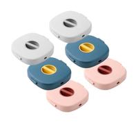 SECFOU 6pcs Charging Cable Storage Box Abs Cable Organizer for Data Lines