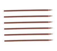 SECFOU 6Pcs Chinese Calligraphy Brush Portable Thin Tip Painting Brushes for Beginners Traditional Writing and Drawing Tools for Art Students and Artists