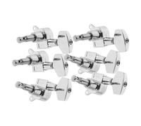 SECFOU 6pcs Locking Guitar Tuners Full Closed Design Accurate Tuning Pegs for Acoustic Classical Electric Guitars Easy Install