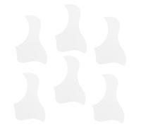 SECFOU 6Pcs Medium Transparent Guitar Anti-scratch Guard Plates Self-adhesive Protective Accessories for Acoustic and Folk Guitars Plastic Material