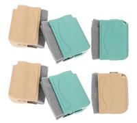 SECFOU 6pcs Multipurpose Window and Kitchen Crevice Cleaning Brushes, Small Groove Scrubber Set for Window Sills, Stove, and Narrow Gap Cleaning, Assorted Colors Random Color