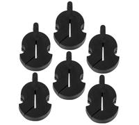 SECFOU 6pcs Rubber Violin Mute Small Violin Practice Mute for Beginner Silencer