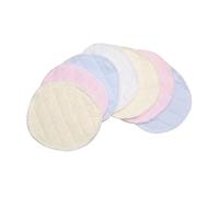 SECFOU 6pcs Washable Cotton Nursing Pads for Women Highly Absorbent Anti-galactorrhea Protection Double Layer Feeding Pads (Random Colors)