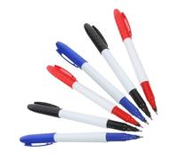 SECFOU 6pcs Whiteboard Dry Erase Markers with Fine 0.5mm Tip for Note Taking and Drawing in Educational and Professional Settings