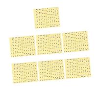 SECFOU 7 Pcs Fret Files for Guitar and Guitar Fretboard Stickers that Help Master the Fretboard with Easy to Disassemble Design and Practice
