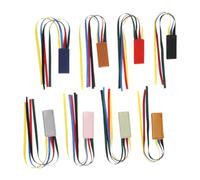 SECFOU 8Pcs Ribbon Page Markers Book Tabs for Students and Teachers Multi-Color Bible Bookmarks with Ribbon Design for Textbooks and Novels Easy to Insert and Reusable Page Holders