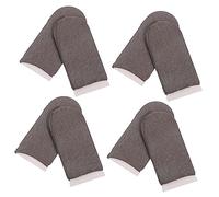 SECFOU 8Pcs Sweat Gaming Finger Sleeves Touchscreen Gloves Slip Thumb Covers for Mobile Game Players Enhanced Grip and