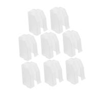 SECFOU 8pcs Vinyl Player Stylus Protector Covers Red Record Player Needle Guards Compatible Needle Caps for Turntables