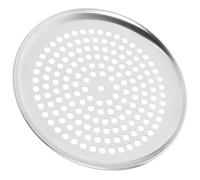 SECFOU 9-Inch Perforated Pizza Pan Baking Tray Household Multi-Function Pizza Plate for Oven Use Sturdy Non-Stick Baking Accessory for Crispy Crust