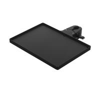 SECFOU Adjustable Microphone Stand Tray with Secure Clamp Buckle Lock Fit Utility Shelf for Mic Music Speaker Phone Tripods Easy to Transport and Install for Live Streaming Recording
