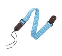 SECFOU Adjustable Pure Cotton Ukulele Strap Leather Head for Adults Musical Instrument Accessories