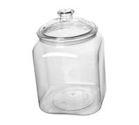 SECFOU Airtight Plastic Storage Jar Lid Small Square Tea Canister for Dried Foods and Coffee Food Storage Container for Kitchen Use