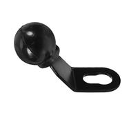 SECFOU Aluminum Alloy 23mm Ball Base Motorcycle Fork Stem Phone Mount Bracket Compatible with Handlebar Rearview Mirror for Motorbike Accessories